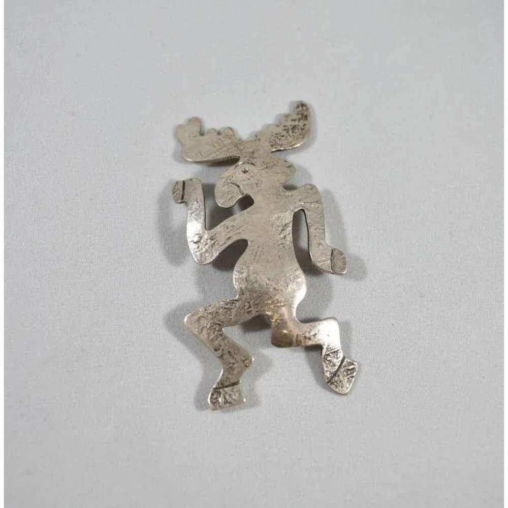 Monaco Designs Sterling Moose Brooch